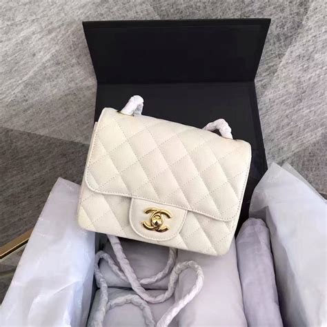 chanel shoulder bag white|Chanel calfskin leather shoulder bags.